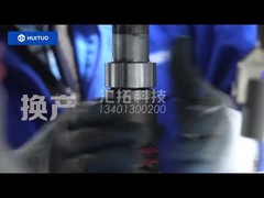 6-kops ronde dopschroefmachine en 8+8-kops vulmachine, 84 desinfectiemiddelvullijn 2'25''