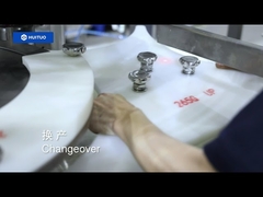 4-head servo rotary capping machine for nuts and peanuts, with 50bpm