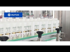 Plastic fles shampoo pomp servo-afsluitmachine met snelheid van 140 bpm