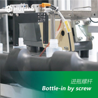 De automatische Roterende Steekproef Vial Capping Machine For Cosmetics van de Glas Plastic Kleine Fles