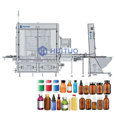 Medische Glas Plastic Ampul Vial Rotary Capping Machine 40-300bpm