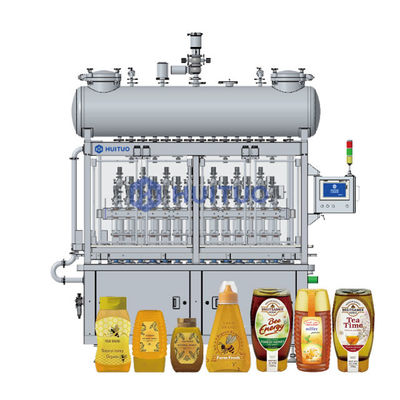 Automatische Lineaire Zuiger Volumetrische Fles Vloeibaar Honey Syrup Filling Machine Filler