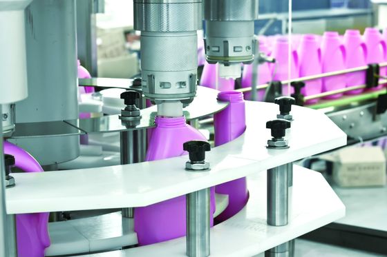 Plastic Flessen Vloeibare Wasmiddel het Vullen het Afdekken Machine 2L 3L 4L 5L