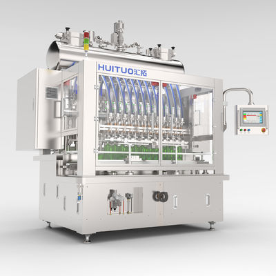 Minimum 5000 BPH 12/24 Hoofden Vloeibare Flessenvullenmachine