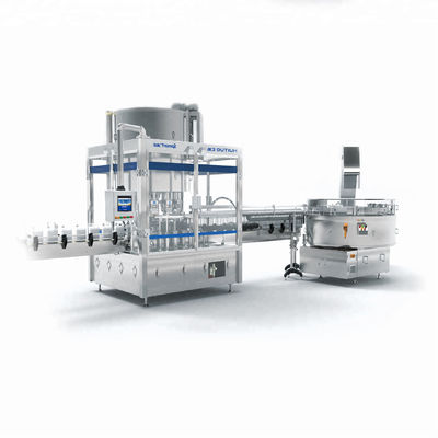 Vloeibare Detergent Plastic Fles het Afdekken Machine