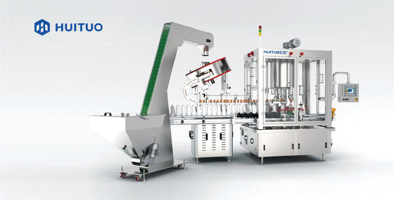 8 hoofden Pneumatische Fles het Afdekken Machine