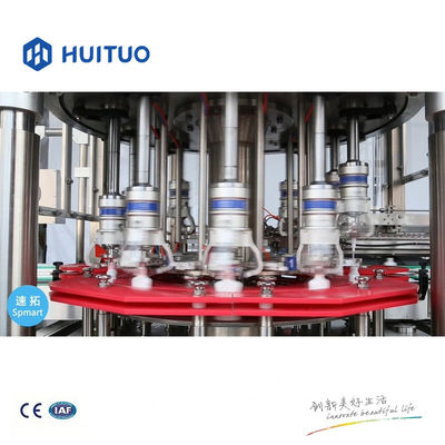 Huituo automatische haarverzorging, shampoo, veredelingsmiddel om fles het afdekken machine