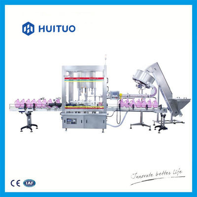 Huituo automatische pistion het vullen machine voor vloeibaar detergens en dishwash grote volumeflessen
