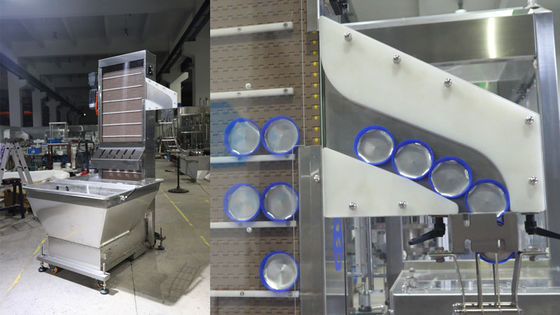 Aangepaste volledig automatische draai van schroef het afdekken machinecapsuleermachine