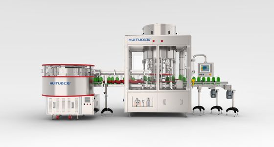 Huituo automatische roterende HUISDIER en glas het afdekken machine met GLB unscrambler