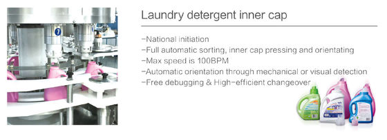 Plastic Flessen Vloeibare Wasmiddel het Vullen het Afdekken Machine 2L 3L 4L 5L