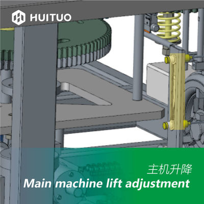 Huituo veelzijdige roterende automatische servo het afdekken machine voor lotionpomp, schijf-bovenkant en Yorker GLB