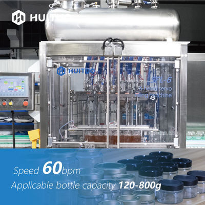 Automatische Fles 6 van de Glaskruik Hoofd Servozuigervuller voor Stroophoning