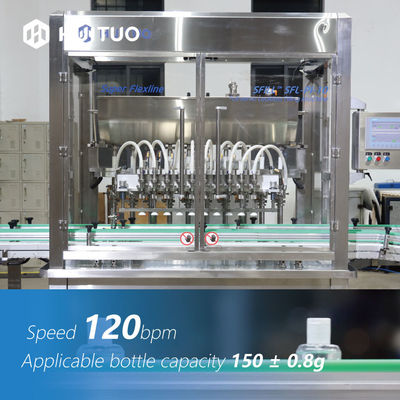 Huituo 10 Hoofd Lineaire Servo Plastic het Flessenvullenmachine van het Zuigerhuisdier voor Babyolie