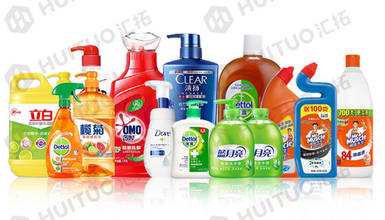 Plastic Flessen Vloeibare Wasmiddel het Vullen het Afdekken Machine 2L 3L 4L 5L