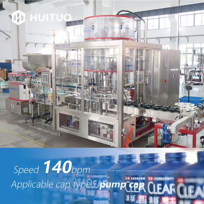 Plastic de Pomp van de Flessenshampoo Servo het Afdekken Machine met 140bpm-Snelheid