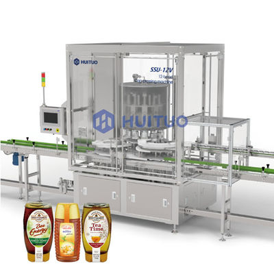 Roterende Automatische Container Verzegelende Machine voor Voedsel en Chemische Producten