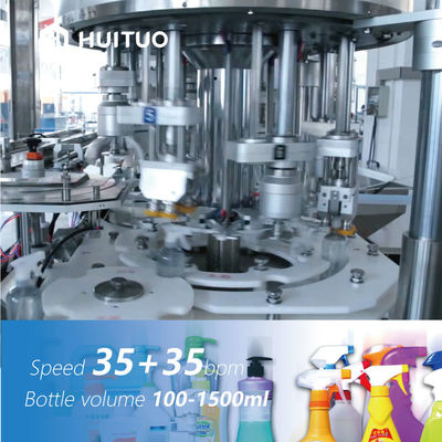 Multifunctionele Roterende Automatische het Afdekken Machine voor van de Lotionpomp en Nevel Trekker