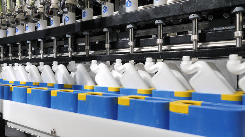5000bph fles het Afdekken Machine voor Desinfectiewater, Toilet die vloeibare vullende lijn schoonmaken, en afdekken vastschroeven